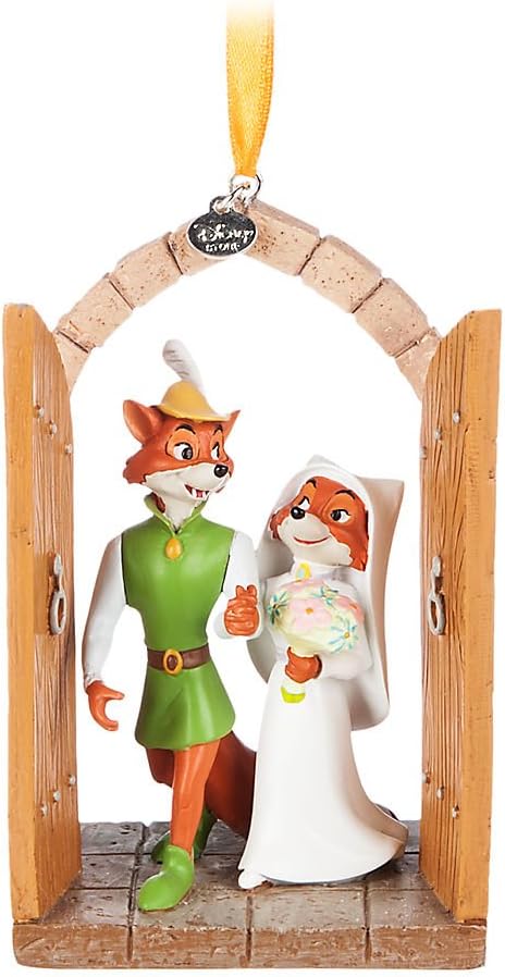 Amazon Com Disney Robin Hood And Maid Marian Ornament Home Kitchen