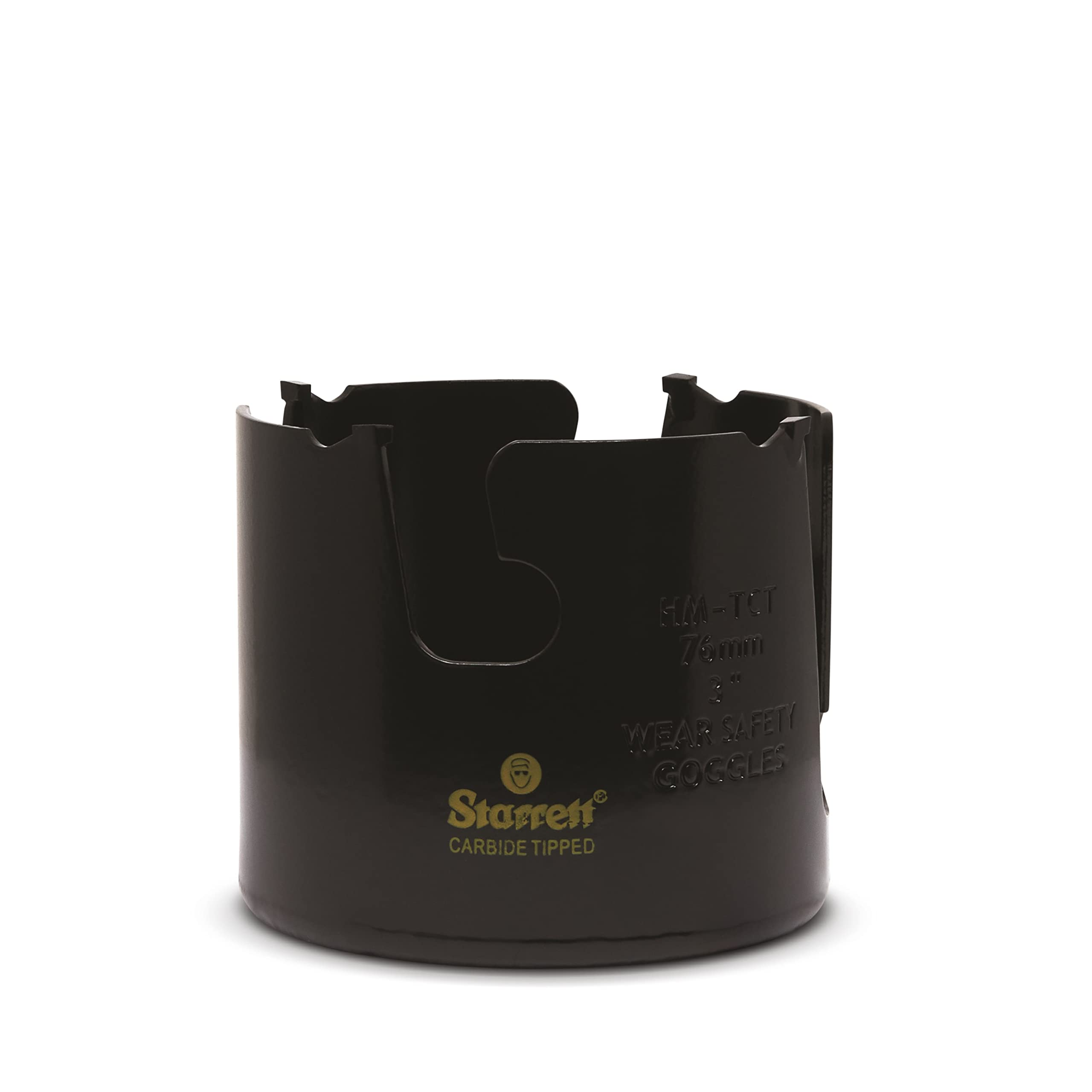 Starrett Tungsten Carbide Tipped Holesaw - MPH0300 Multi Purpose Cut TCT Hole Saw Cutter - For Wood MDF Plastics Ceramic Wall Tiles - 76mm