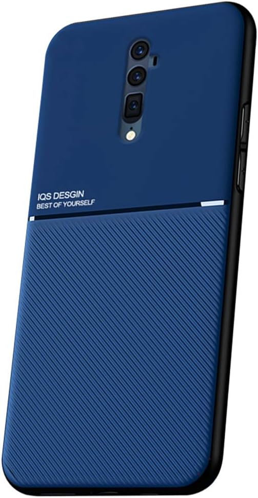 Oppo Reno 10x Zoom Case, YINCANG Anti-Slip Textured Grip Shell Soft Silicone TPU Rubber Back Case Shock Absorption Protective Cover for Oppo Reno 10x Zoom 6.6" Blue