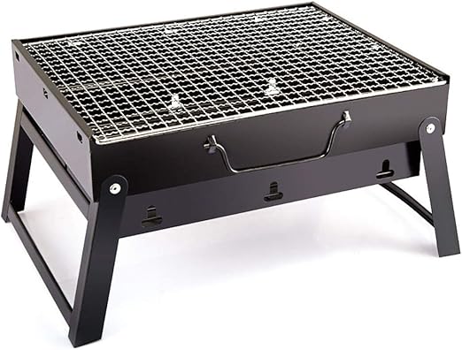 OLACPEA Tragbarer Grill, Kleiner Faltbarer Haushalts-Esstisch