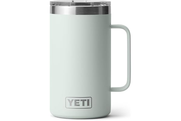 YETI Rambler 24 oz Mug, Vacuum Insulated, Stainless Steel with MagSlider Lid, Ridegeline