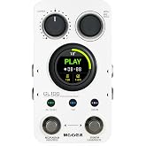 MOOER GL100 Looper Pedal Drum Machine, 2 in 1 Drum Looper Guitar Pedal | 1.3-inch Touchsreen 100 Slots with 300 Minutes in Total Auto-record Time Stretch Function Dedicated Editor Software