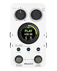MOOER GL100 Looper Pedal Drum Machine, 2 in 1 Drum