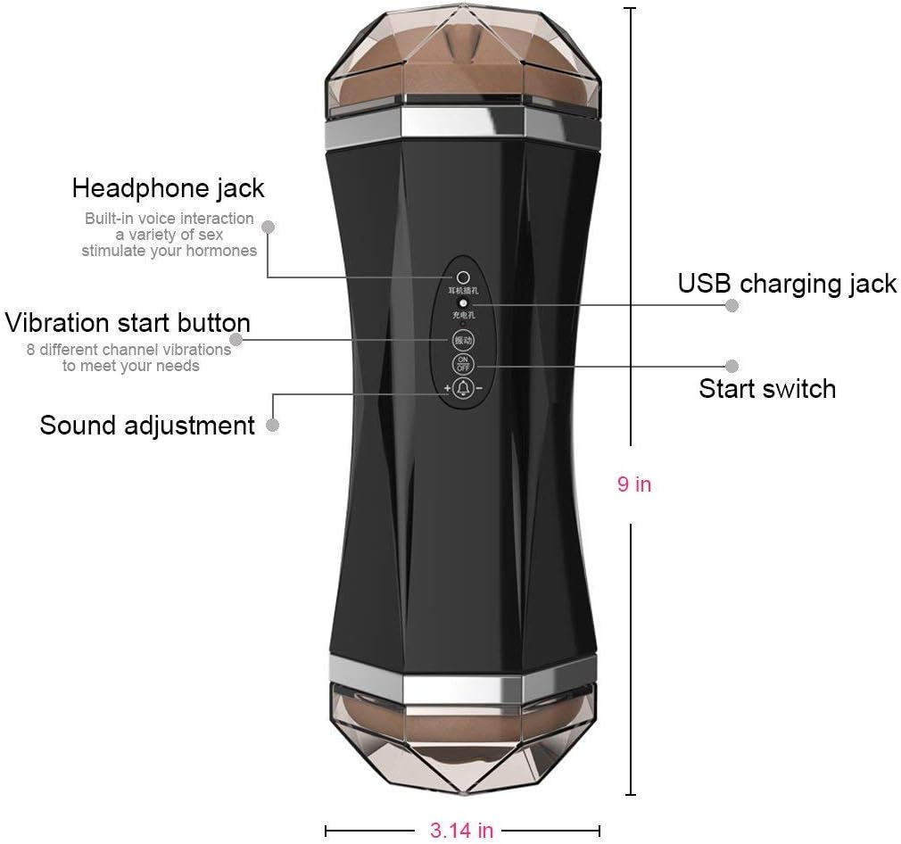 Durable in Use Automatic Piston Cup Multi Modes 20x Speed Vortex Sucking Male Sleeve Stroker Men Oral Sxy for Men se'x Toy six Toys for Mens- Sexy Underwear for Men