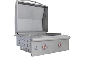 BLAZE OUTDOOR PRODUCTS Blaze LTE+ 30-Inch Built-in Natural Gas Griddle w/Lift-Assist Hood - BLZ-GRIDDLE-LTE3-NG