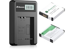 2-Pack NB-11L, NB-11LH Batteries and Charger for Canon PowerShot ELPH 190 is, ELPH 180, ELPH 110 HS, SX400 is, SX410 is, SX42