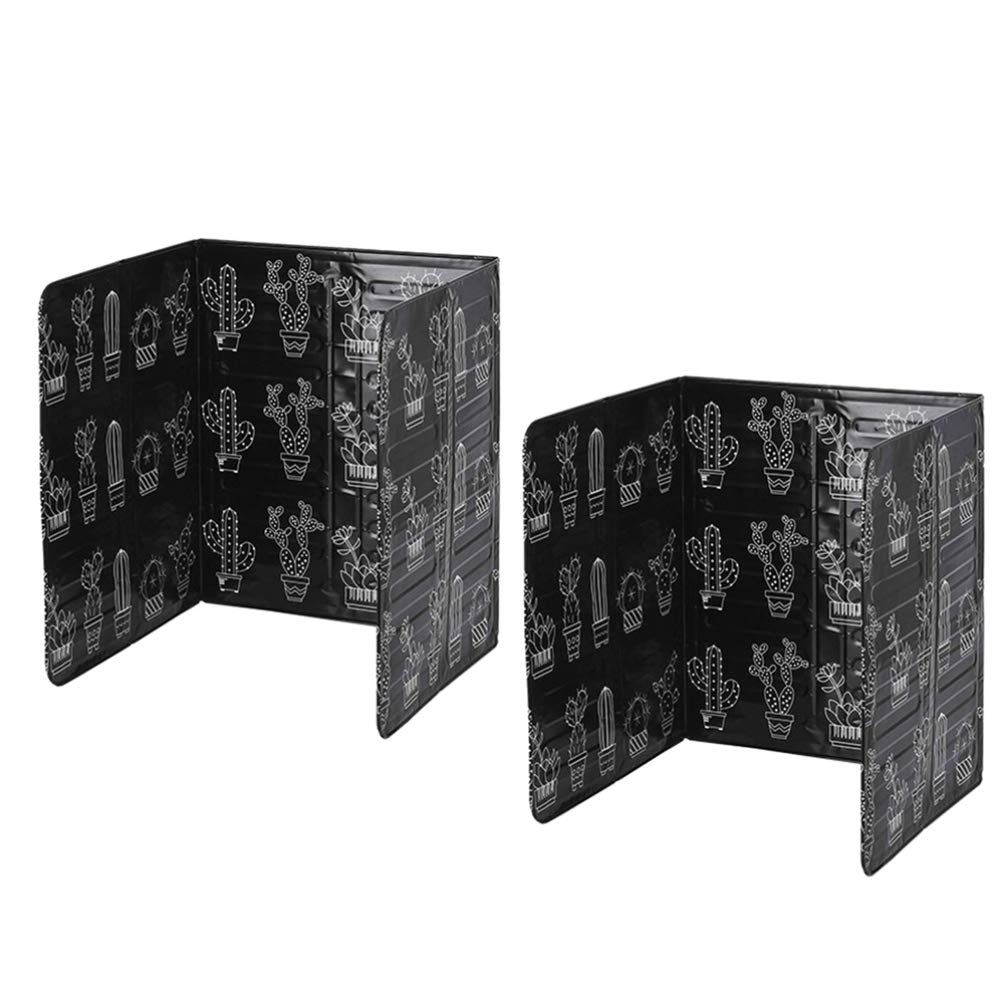 Cabilock Aluminium Foil Splash Back for Behind Cooker 33X12.8 Inch Heat Resistant Oil Splash Guard for Kitchen Stove Cooking Protection