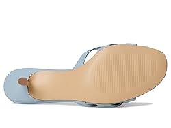 Steve Madden Women's Cary Heeled Sandal, Light Blue
