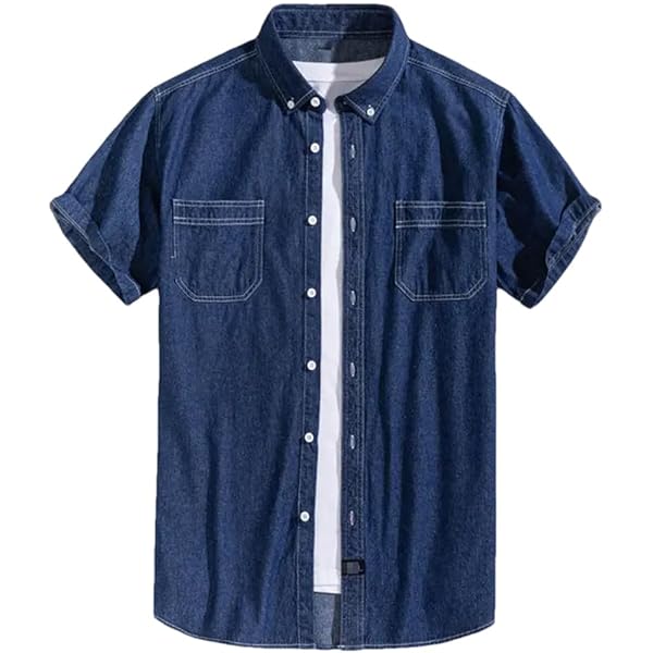 Blazer Ubuy J Crew Mens Casual Shirts Men's Denim Shirt Short