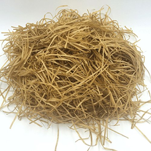 Dovewill 20g/bag Shredded Crinkle Paper Raffia Present/Candy Box/Gift Box Filling Material Party Decoration - Brown