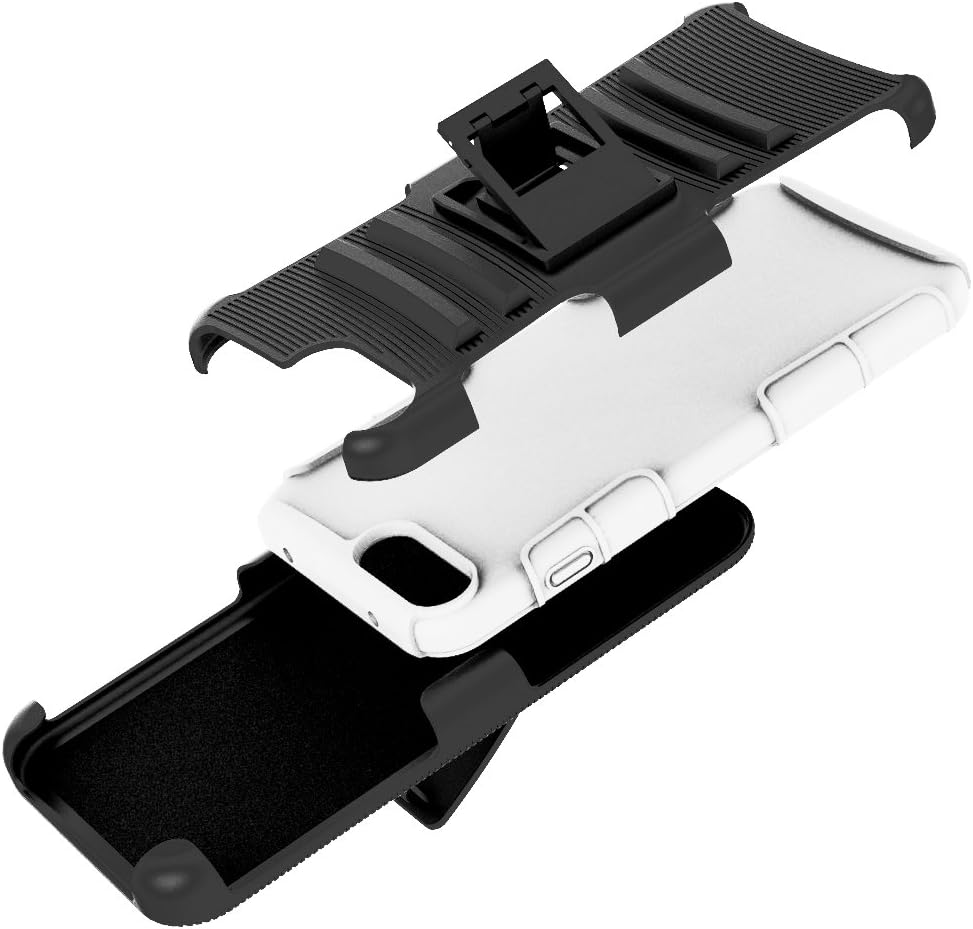 Armor case,Hubanbei Armour Case for iPhone 7 Plus (White)