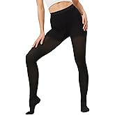 NURCOM Medical Compression Pantyhose for Women & Men,15-20 mmHg Graduated Support Tights, Opaque Closed Toe Waist High Compression Stockings for Varicose Veins, Edema, Poor Circulation, Post Surgery
