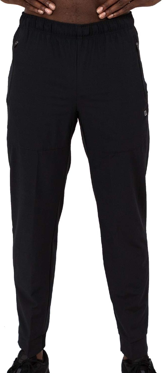 Layer 8 Men's Stretch Woven Running Gym Pants