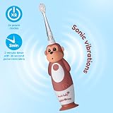 Brush-Baby Rechargeable Electric Toothbrush Kids 0-10 Monkey Design view 4