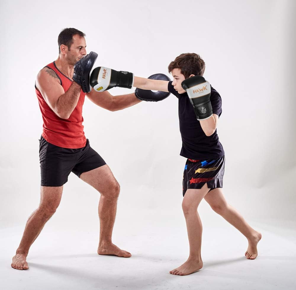 Hawk Sports Kids Boxing Gloves for Kids Children Youth Punching Bag Kickboxing Muay Thai Mitts MMA Training Sparring Gloves : Sports & Outdoors