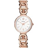 Fossil Women's Carlie Quartz Stainless Steel Three-Hand Watch