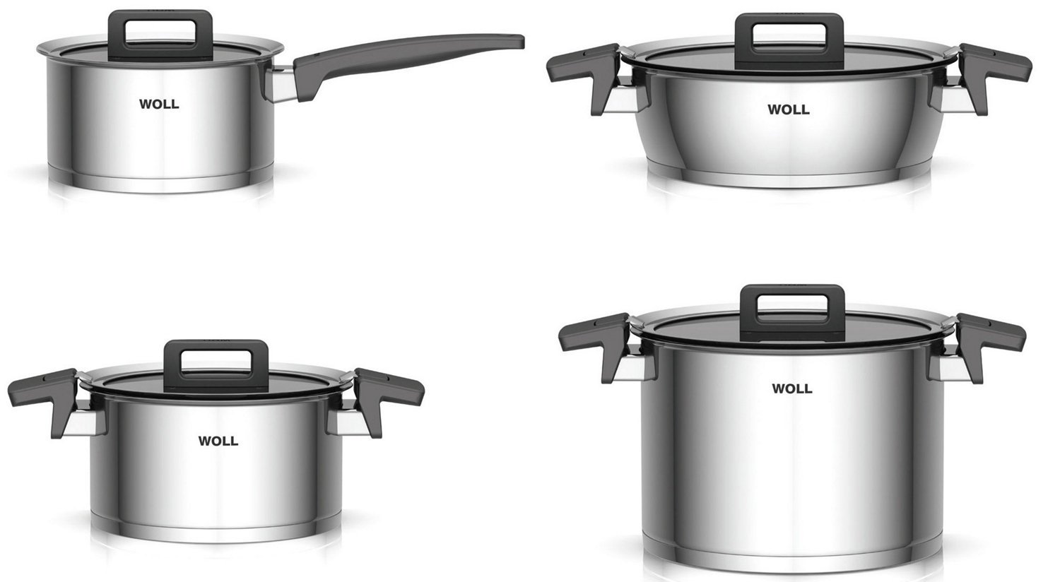 Woll Stainless Steel Induction Pan Set Amazon.co.uk Kitchen & Home