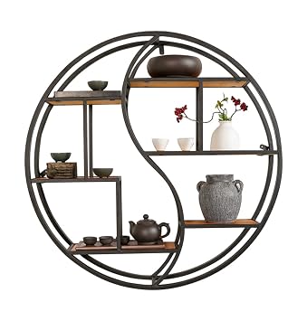 étagère Ronde à Vin En Métal Pour Salon De Bar étagère Murale En