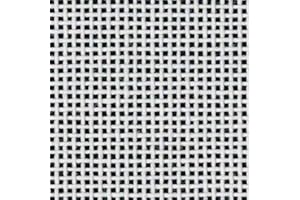 Zweigart Deluxe Mono Orange Line Needlepoint Canvas, 14 Mesh, White 40" X 54"