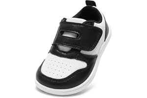 STQ KIDS Toddler Wide Toe Box Barefoot Shoes Boys Girls Sneakers Zero Drop Kid Tennis Running Shoes Lightweight Non-Slip Comf