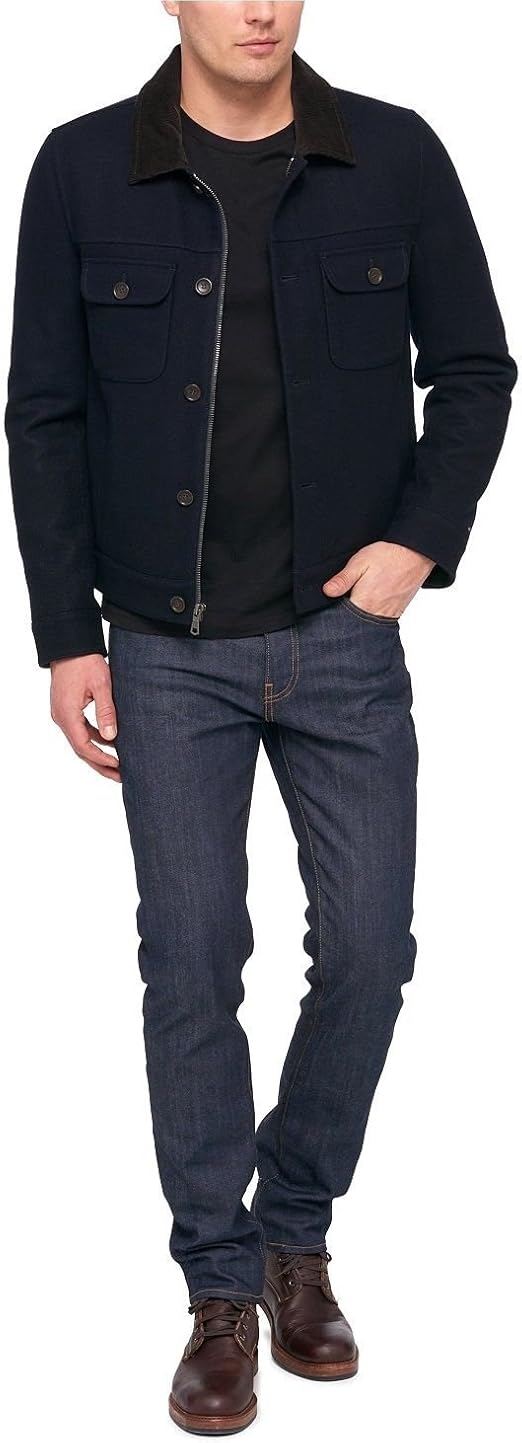 tommy hilfiger melton wool bomber