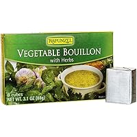 Rapunzel Vegetable Bouillon with Herbs, 8 Count Cubes - PACK OF 18