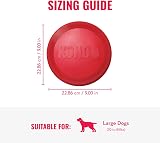 KONG Flyer Durable Dog Toy Outdoor Rubber Flying Disc Medium Large Dogs view 5