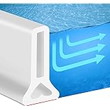 67 Inch Shower Threshold Water Dam Collapsible Bath Shower Barrier Water Stopper Retention System Dry and Wet Separation for