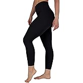 Yogalicious High Waist Buttery Soft Lightweight Capri Leggings High Rise Workout Yoga Pants for Women