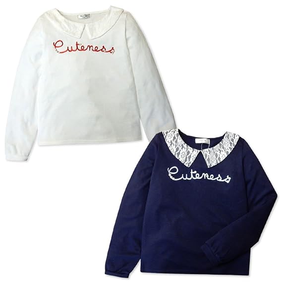 Amazon オフホワイト 150cm 子供服 女の子 Tシャツ 長袖 Black Sue Amazon オフホワイト 150cm 子供服 女の子 Tシャツ 長袖 Black Sue