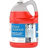 Diversey Floor Science Neutral Floor Cleaner, Concentrate, 1 Gallon | PH Neutral Cleaning, No Rinse Formula, Residue Free Finish, Daily Floor Maintenance, Multi Surface Cleaning, Citrus Scent