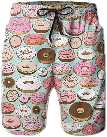 ZADEAS Man Quick-drying Best Yummy Doughnut Shorts