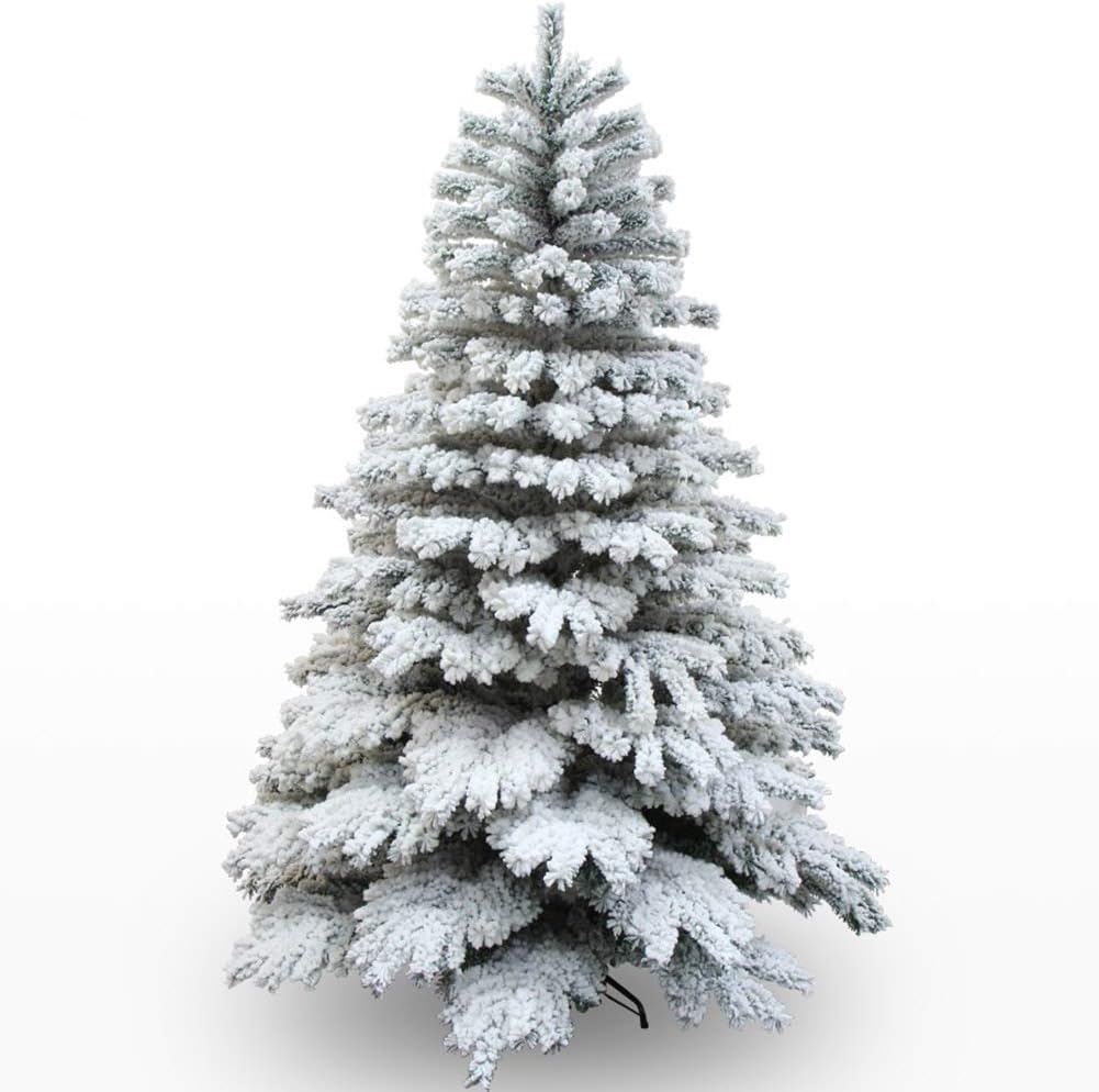 CYWYQ Ecofriendly Artificial christmas tree, Flocked snow Premium
