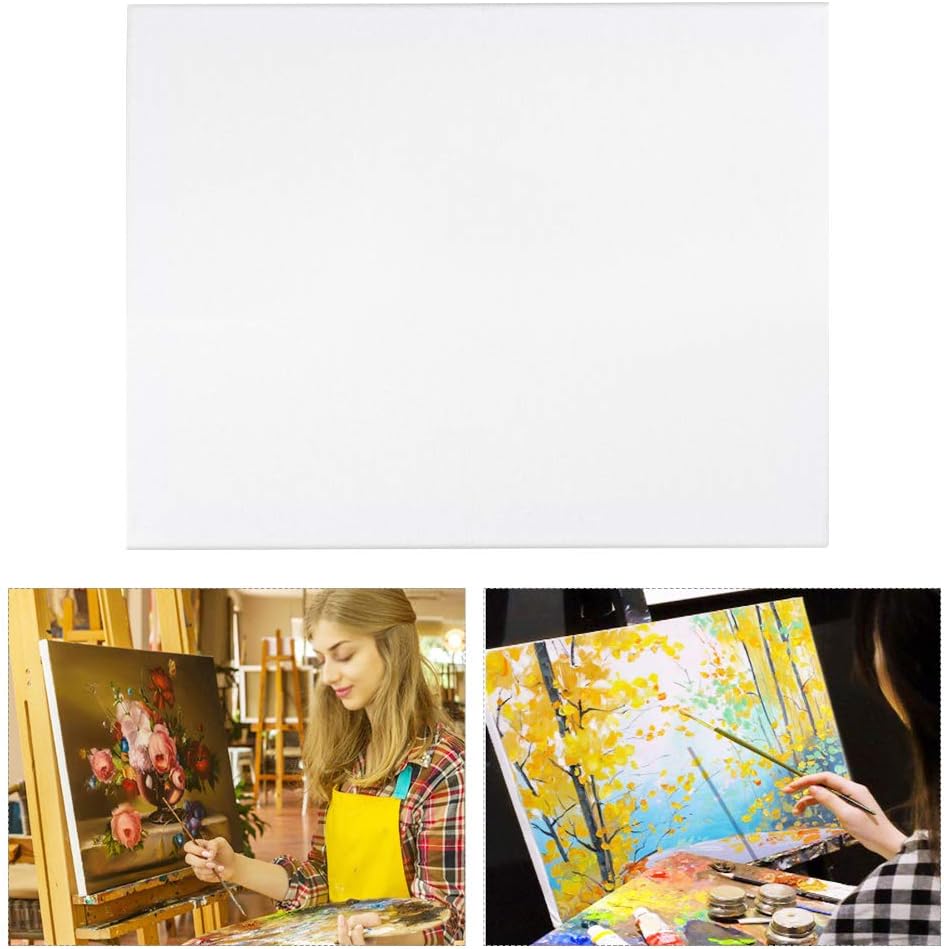 12 x 16 inch Painting Canvas Panel Board Cotton Artist Primed Painting ...