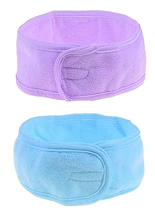 Prime Facial Head Band For Women And Girls For Home And Salon Use For Makeup And Clean Up, Set Of 2, Multi Color, Pack Of 1