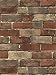 Wallpaper Faux Smooth Rust Tuscan Brick Wall, Looks Real Up!