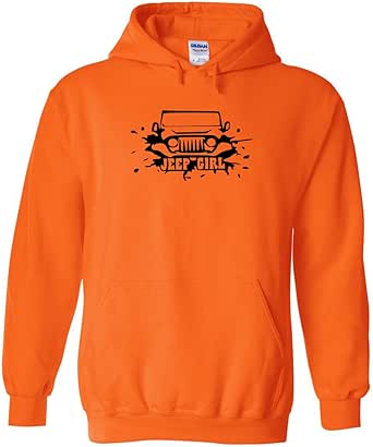 Jeep Girl |Jeep Fan Girl | Black Design | Womens Orange ...