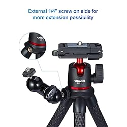 ULANZI Camera Tripod, Mini Flexible Stand w Hidden