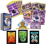 30 Assorted Pokemon Card Pack Lot: All Psychic Type Pokemon With Random Ultra Rare Includes Custom Golden Groundhog Box