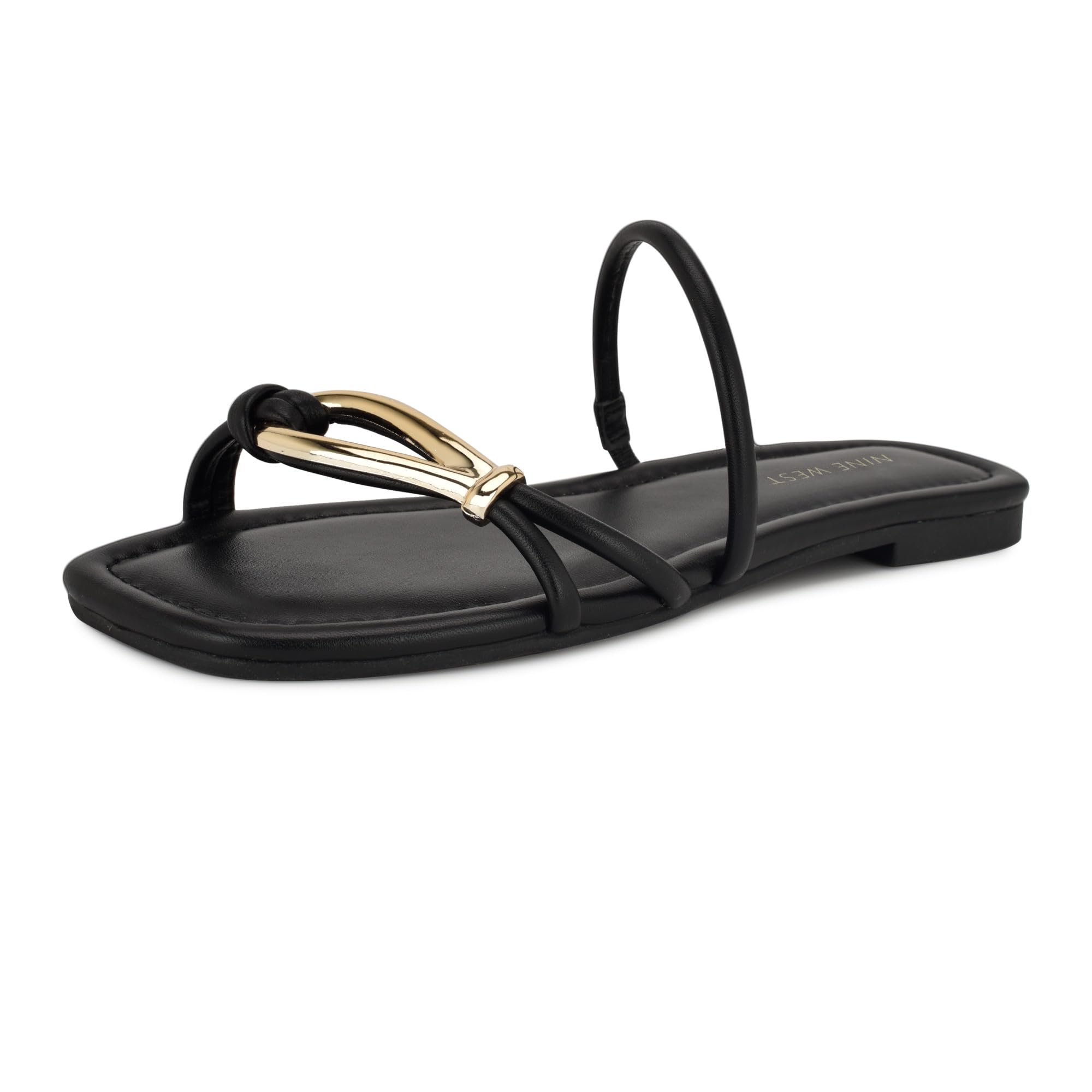 Nine West Women’s Tigra Sandal, Black 001, 5.5