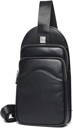 mens leather sling bags uk