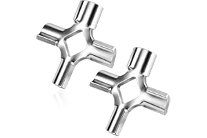 2pcs WPW10408733 W10408733 Meat Grinder Blade, Stainless Steel Replacement Food Grinder Knife Replace for Models 9706857 AP60