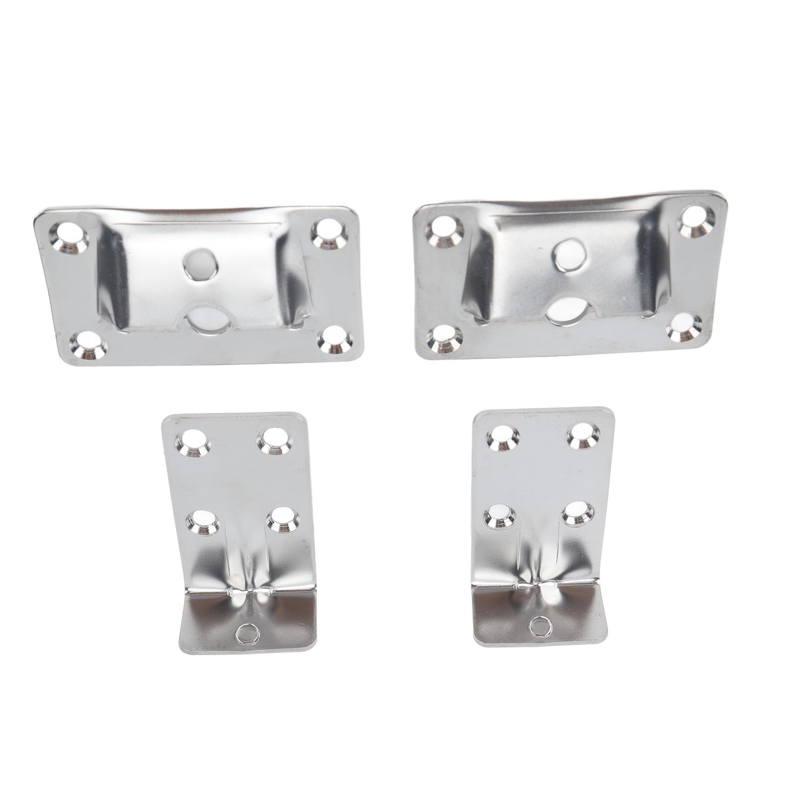 Stainless Steel Removable Table Bracket Set, 2 Wall Brackets and 2 Table Brackets, Support Rod for Removable Tables, Table Brackets for Boat, RV, House