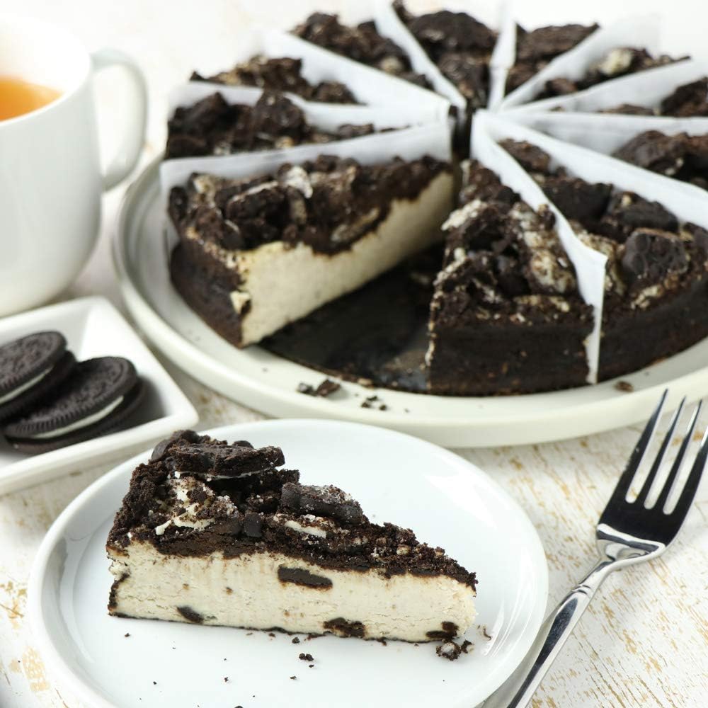 Amazon ミートガイ ブルックリンチーズケーキ クッキー クリーム ホールケーキ 直径約cm 12ピースカット済み ギフト対応 Frozen Cookies Cream Brooklyn Cheesecake 8in The Meat Guy ケーキ 洋菓子 通販