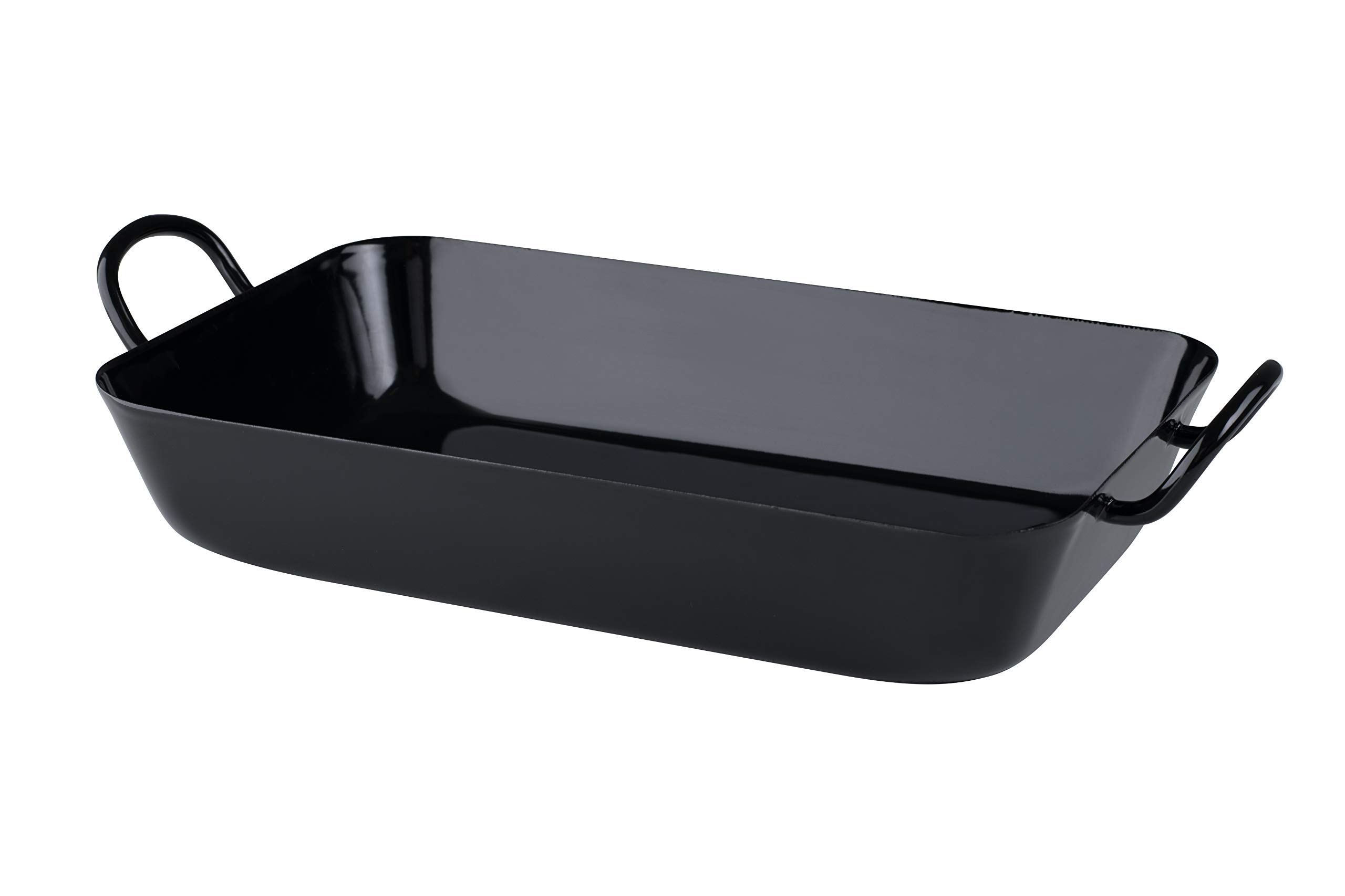 Riess, 0450-022, Grandma's Frying pan 26/17, Classic - SCHWARZEMAILLE, 26 x 17 cm, Height 8.6 cm, Enamel, Black, Induction