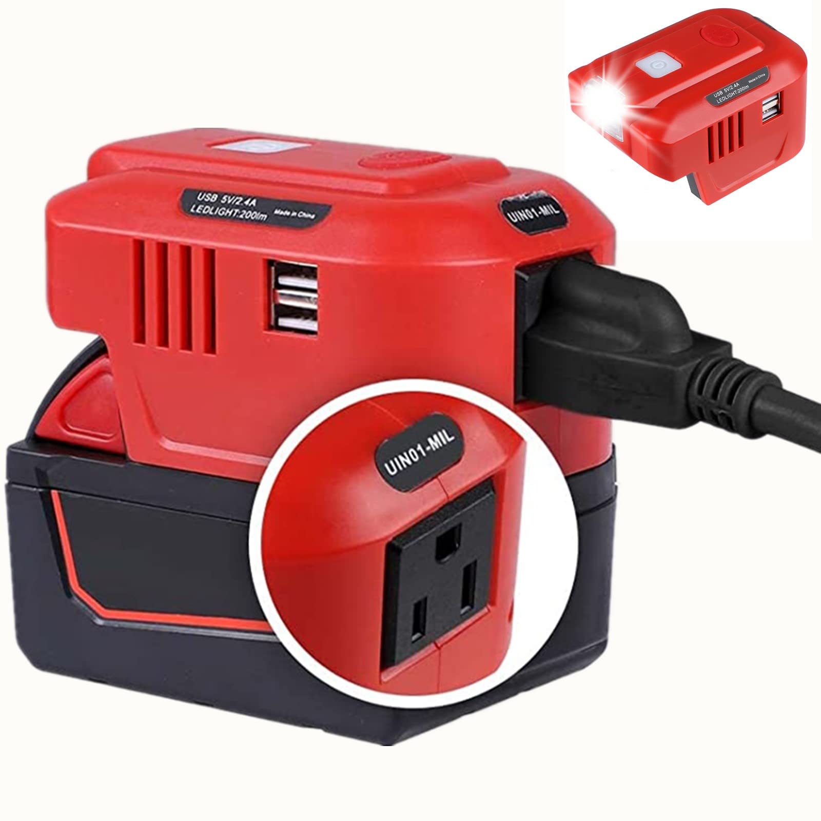 Inverter M18 Usb Charger Milwaukee Power Tools 300W Power Inverter