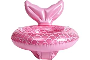 ZEYGLXC 2023 New Mermaid Baby Swimming Pool Floats 6-48 Months,Inflatable Pool Swim Ring with Seat and Handle for Babies Toddlers Infant Training Summer