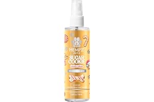 Hempz Petz Deodorizing Dog Spray, Vanilla Sugar Cookie Scent, Hydrating Spray 4.22 oz