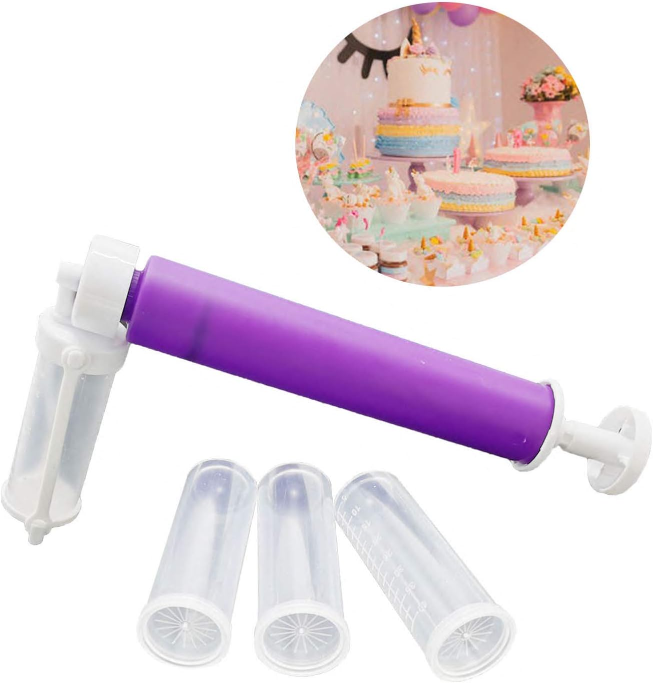 Manual Airbrush for Cake Decorating Coloring, DIY Decorating Cakes