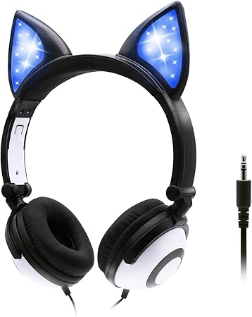 Onta Kopfhorer Kinder Mit Niedlichen Led Leuchtenden Amazon De Elektronik